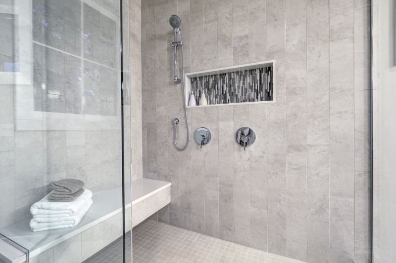 Tile-Designed Shower Space